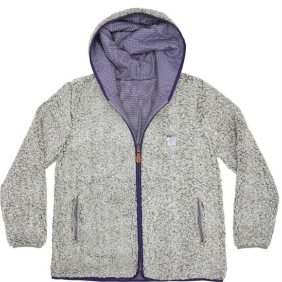 NIB USA PALM 🌴Reversible Sherpa Full Zip Hoodie - Picture 3 of 15